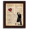 Amour Eternel Framed Canvas - Romantic Personalized Gift