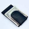 Leather Card Holder Money Clip
