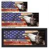 Liberty and Justice Flag Bald Eagle print options