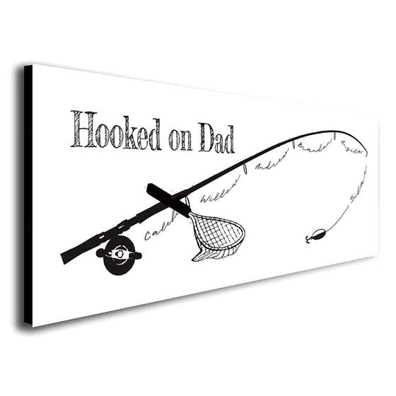 Hooked on Dad - B&W
