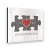Love Puzzle Pieces (Grey)