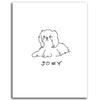 Block Mount Option - Personalized Shih Tzu gift from Personal-Prints