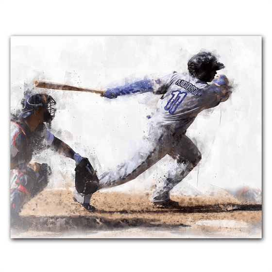 baseball personalized sports print art - your name on the jersey