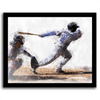Baseball framed canvas art from Personal Prints