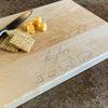 Bear Family Personalized Cutting Board