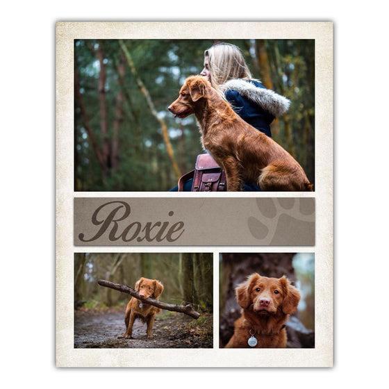 Pet Dog Photo Wall Collage Art Print - Persoanlized Dog Gift from Personal-Prints