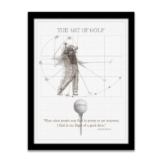 Personalized Golf Gift - Arnold Palmer Quote
