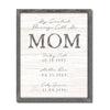 Greatest Blessings Call Me MOM personalized art sign