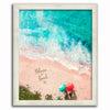 Framed Canvas Beach Watercolor - Personalized gift from Personal-Prints