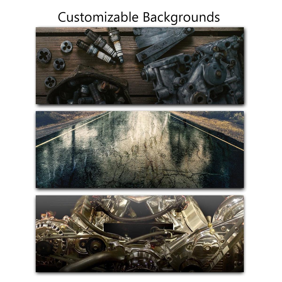 Automobile & Car Personalized Name Art Shop Customized Artwork