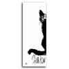 Black and white pet painting with the pet's name - Personal-Prints
