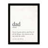 Definition of a Dad - Great personalized Father's Day Gift Idea