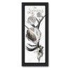 Framed Canvas Wall Art - Black & White Skull and Antlers from Personal Prints