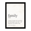 The definition of Family - Fun Personalized Gift for the Family from Personal Prints