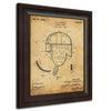 US patent drawing football helmet framed print from Personal-Prints