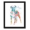 Boxer dog canvas art - personalized pet gift from Personal-Prints