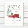 Personalized Happy Campers Wall Art