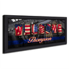 Framed Canvas option - Police Welcome sign from Personal Prints