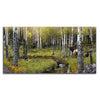 Personalized framed nature art of a forest scene with animals - Personal-Prints