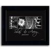 B&W Nature Photography "Love Letters" - Framed Art From Personal Prints