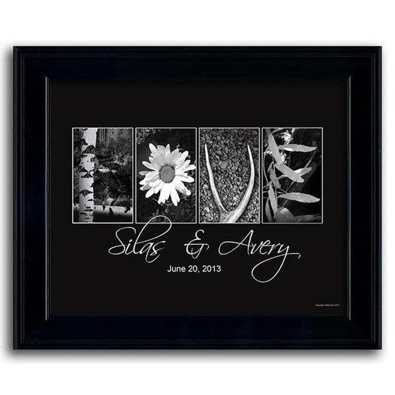 B&W Nature Photography "Love Letters" - Framed Art From Personal Prints
