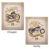 Chopper and Harley Vintage Motorcycle Signs With Your Name