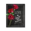 Chalkboard Art - Flowers & Love
