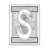 S Monogram Coloring Page