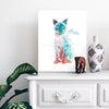 Siamese Cat Watercolor Print