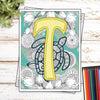Monogram Coloring Page - T