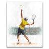 Personalized sports artwork - Mens tennis personalized gift from Personal-Prints