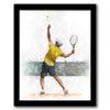 Framed Canvas - Tennis sports art - Personalized Tennis Gift