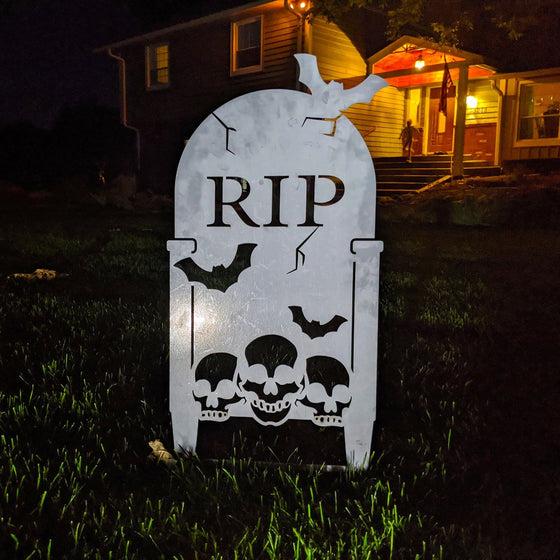 Halloween Tombstone Yard Sign
