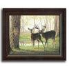 Personalized Whitetail deer art print with your personalized name in the art