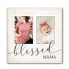 Mom your photo to art using pictures of her kids- wood block mount